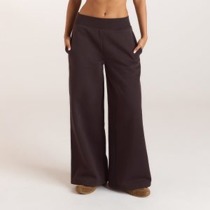 Straight-Leg Joggers - Dark Chocolate